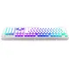 Tastatura gaming ENDORFY Thock Wireless Onyx White Pudding RGB Kailh Box Red Switch Mecanica