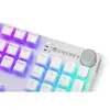 Tastatura gaming ENDORFY Thock Wireless Onyx White Pudding RGB Kailh Box Red Switch Mecanica