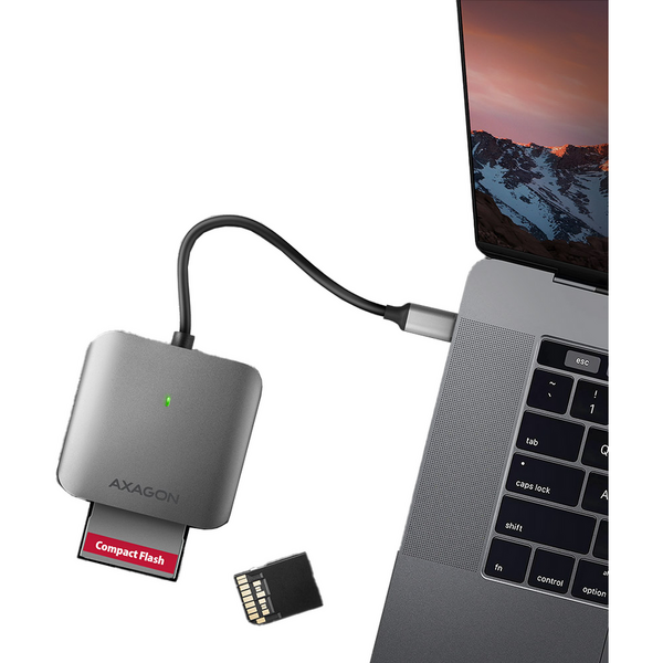 Card Reader AXAGON CRE-S3C, USB-C 3.2