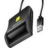 Card Reader AXAGON CRE-SM3SD, USB-A, Cititor carduri, Smart Card & SD/microSD/SIM Card Flat Reader