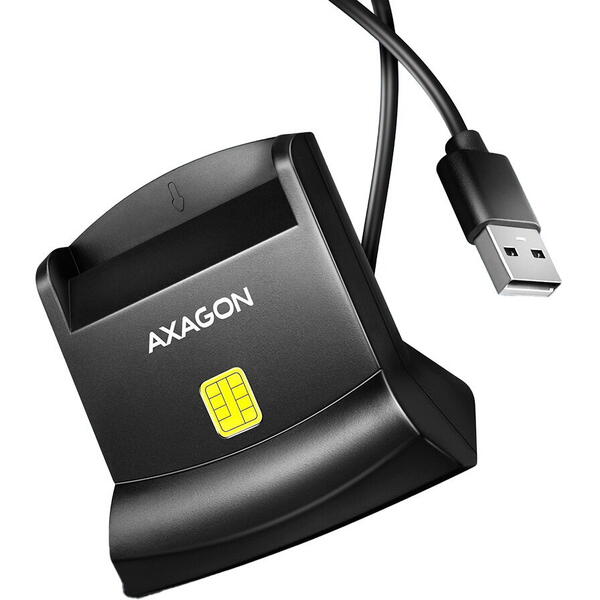 Card Reader AXAGON CRE-SM4N, USB-A, Smart Card Stand Reader