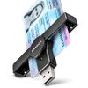 Card Reader AXAGON CRE-SMPA, USB-A, Smart Card PocketReader