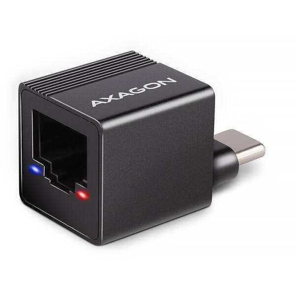 Placa de retea AXAGON ADE-MINIC, USB-C, RJ-45 Gigabit
