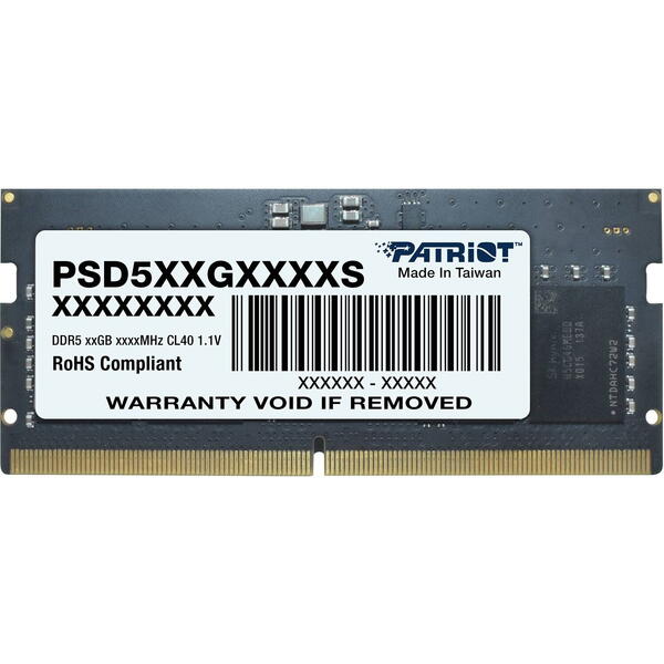 Memorie Notebook PATRIOT Signature Line, 16GB, DDR5 4800MHz, CL40