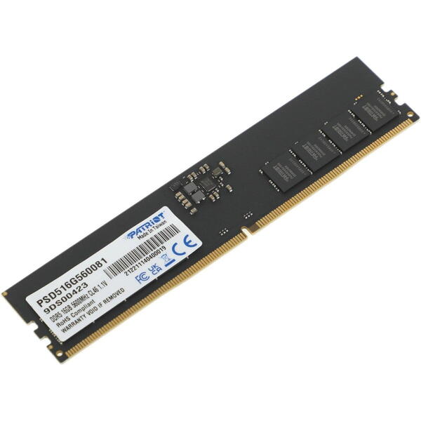 Memorie PATRIOT Signature Line 16GB DDR5 5600Mhz CL46