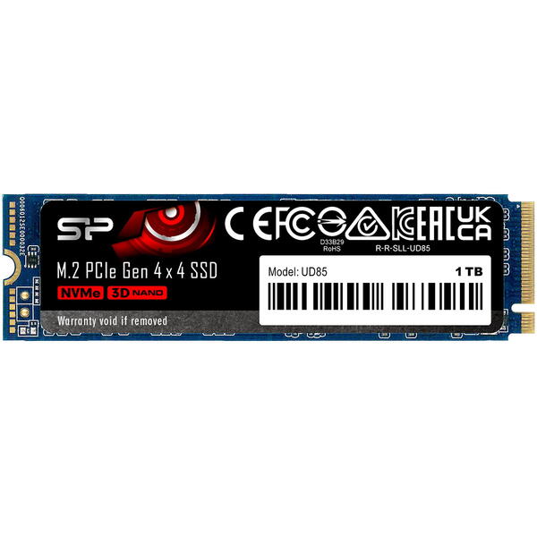 SSD SILICON POWER UD85 1TB PCI Express 4.0 x4 M.2 2280