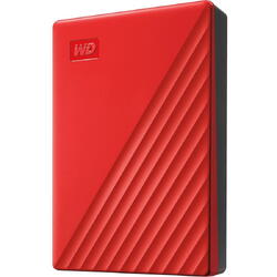 Hard Disk Extern WD My Passport 4TB USB 3.0 Red