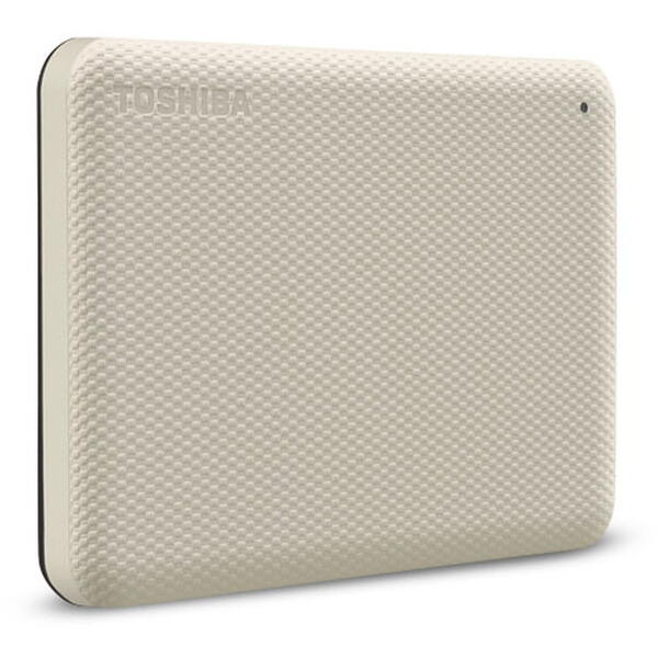 Hard Disk Extern Toshiba Canvio Advance 4TB, 2.5 inch, USB 3.2 White