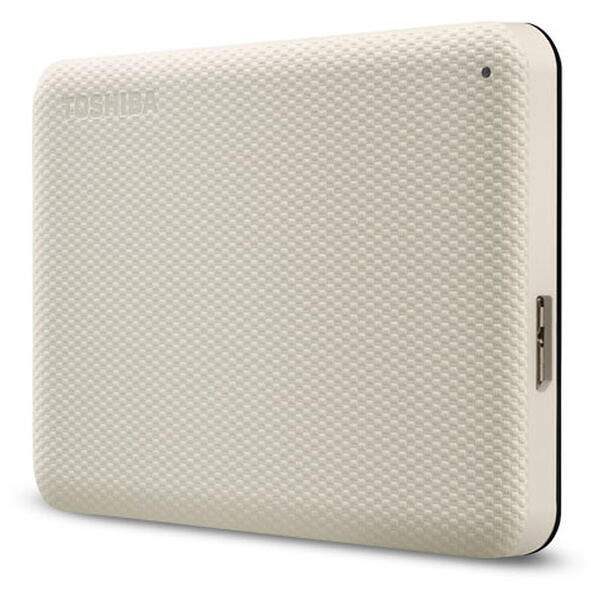 Hard Disk Extern Toshiba Canvio Advance 4TB, 2.5 inch, USB 3.2 White