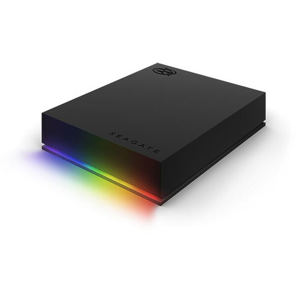 Hard Disk Extern Seagate FireCuda Gaming 2TB USB 3.2 Black