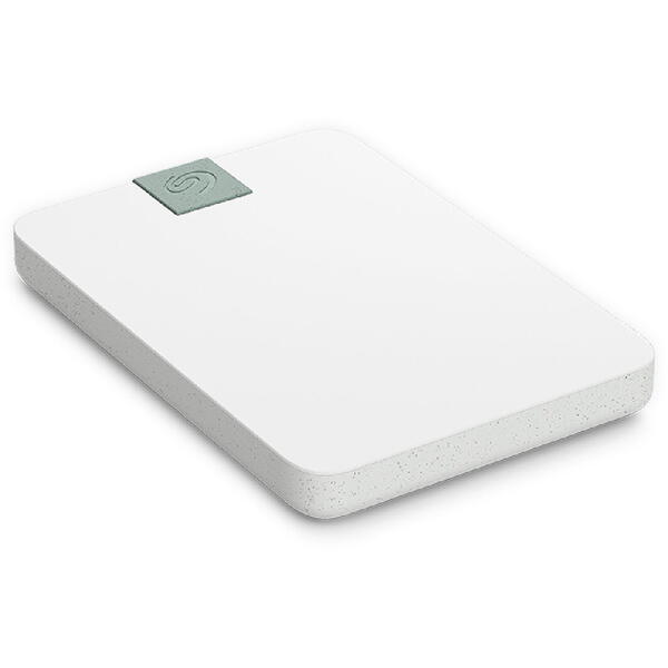 Hard Disk Extern Seagate Ultra Touch 2TB, USB 3.0 Type C, Cloud White