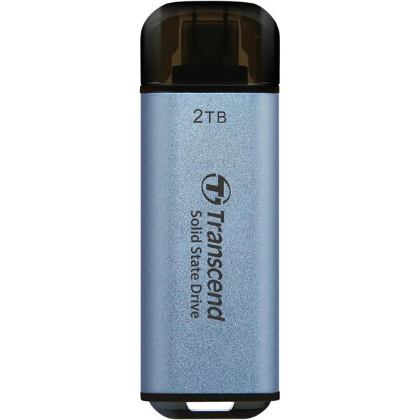 SSD Transcend ESD300C 2TB, USB 3.2 tip C, Blue