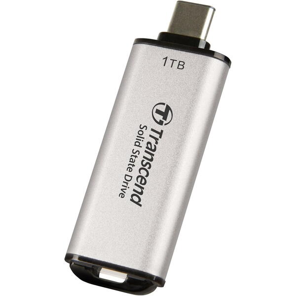 SSD Transcend ESD300S 1TB, USB 3.2 tip C, Silver