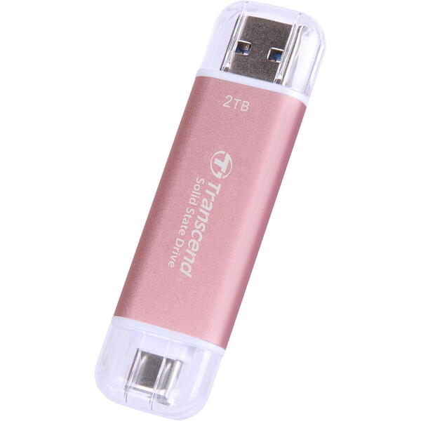 SSD Transcend ESD310 2TB USB 3.2 Type C/A Pink