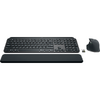 Kit Tastatura si Mouse Gaming Logitech MX Keys Bluetooth Combo Graphite