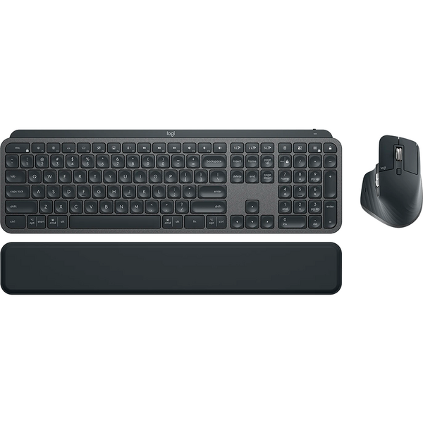 Kit Tastatura si Mouse Gaming Logitech MX Keys Bluetooth Combo Graphite