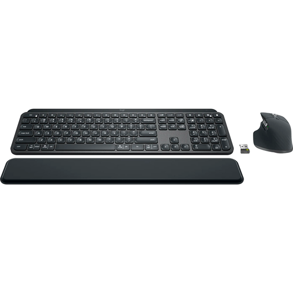 Kit Tastatura si Mouse Gaming Logitech MX Keys Bluetooth Combo Graphite
