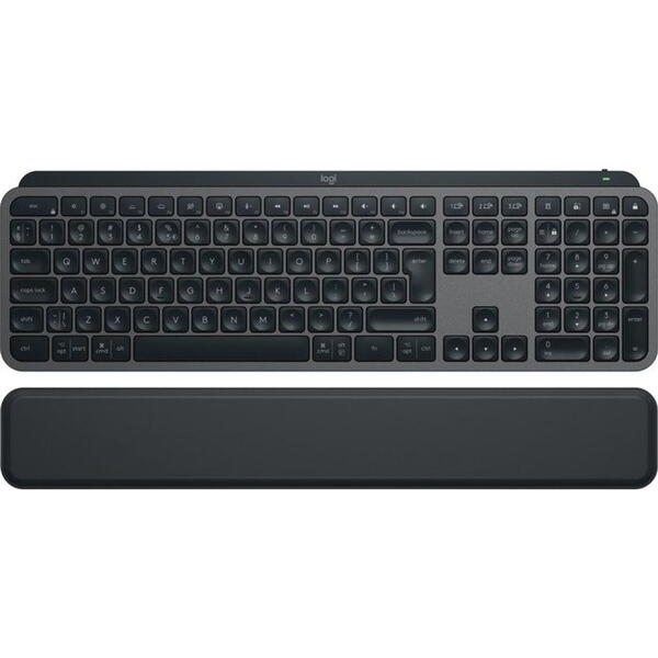 Kit Tastatura si Mouse Logitech MX Keys S Combo Bluetooth, Graphite