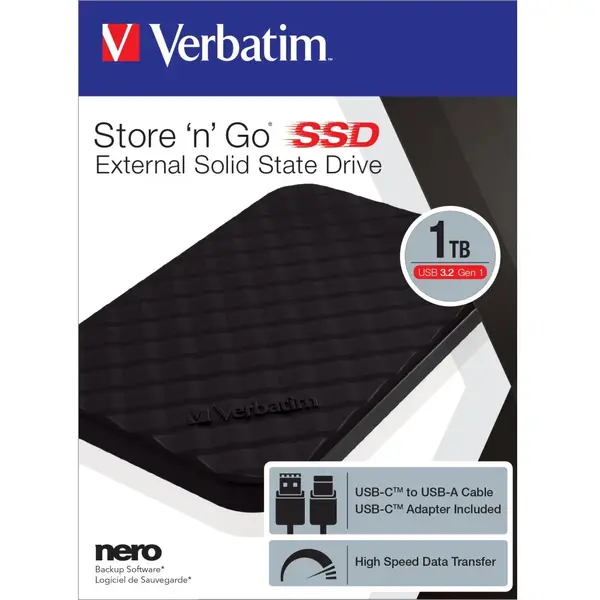 SSD Extern Verbatim Store n Go 1TB USB 3.2