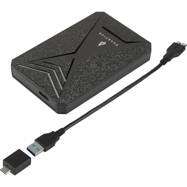 SSD Extern Gaming SureFire by Verbatim Bunker, 512GB, USB 3.0, Black