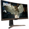 Monitor LED Benq Curbat EW3880R 37.5 inch UWQHD+ IPS 4 ms 60 Hz HDR USB-C Negru