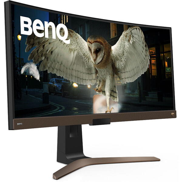 Monitor LED Benq Curbat EW3880R 37.5 inch UWQHD+ IPS 4 ms 60 Hz HDR USB-C Negru