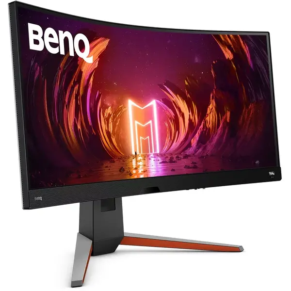 Monitor Gaming Benq Curbat MOBIUZ EX3410R 34 inch UWQHD VA 1 ms 144 Hz HDR Negru