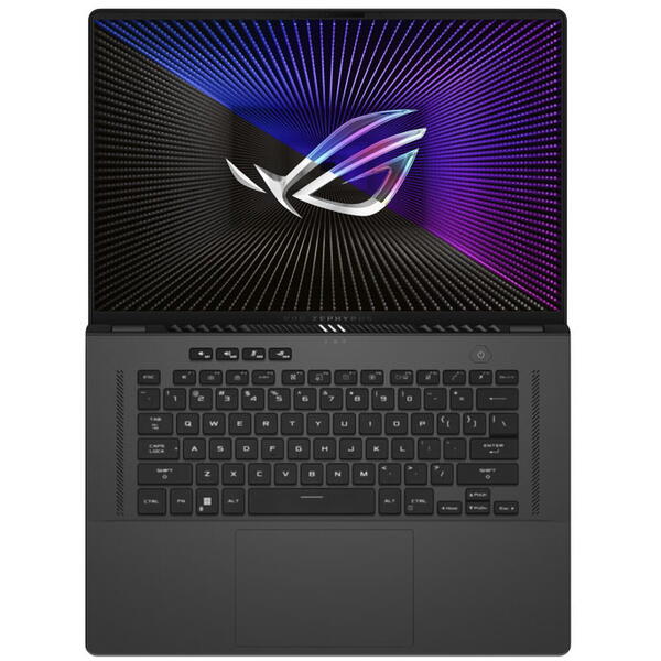Laptop Asus ROG Zephyrus G16 GA605WV, 16 inch 2.5K OLED 240Hz, AMD Ryzen AI 9 HX 370, 32GB LPDDR5X, 1TB SSD, GeForce RTX 4060 8GB, Eclipse Gray