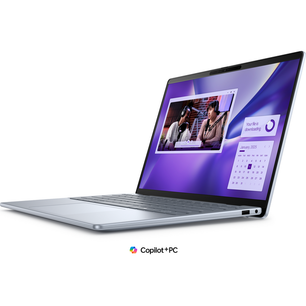 Laptop Dell Inspiron 14 Plus 7441, 14 inch 2.8K Touch, Snapdragon X Elite X1E-80-10, 16GB DDR5X, 1TB SSD, Qualcomm Adreno, Win 11 Pro, Ice Blue, 5Yr Premium Support