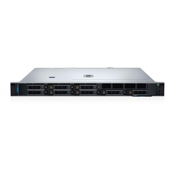 Server Brand Dell PowerEdge R360 1U, Intel Xeon E-2456 3.3GHz, 32GB UDIMM RAM, 1x 960GB SATA 6G SSD, PERC H355, 8x Hot Plug SFF