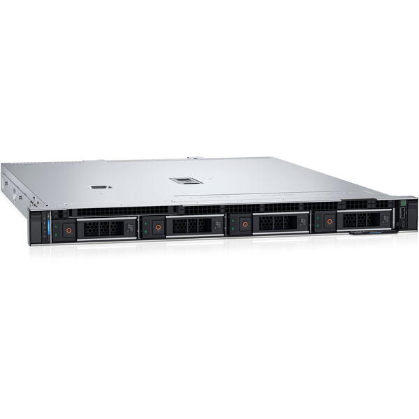 Server Brand Dell PowerEdge R360 1U, Intel Xeon E-2456 3.3GHz, 32GB UDIMM RAM, 1x 960GB SATA 6G SSD, PERC H355, 8x Hot Plug SFF