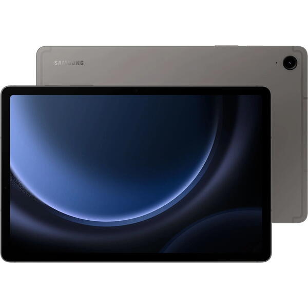 Tableta Samsung Galaxy Tab S9 FE, 10.9 inch Multi-touch, Exynos 1380 Octa Core 2.4GHz, 6GB RAM, 128GB flash, Wi-Fi, Bluetooth, 5G, GPS, Android 13, Gray