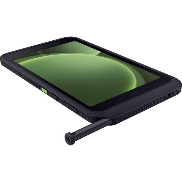 Tableta Samsung Galaxy Tab Active5, 8.0 inch Multi-touch, Octa Core 2.4Ghz, 8GB RAM, 256GB flash, Wi-Fi, Bluetooth, GPS, 5G, Android 14, Green