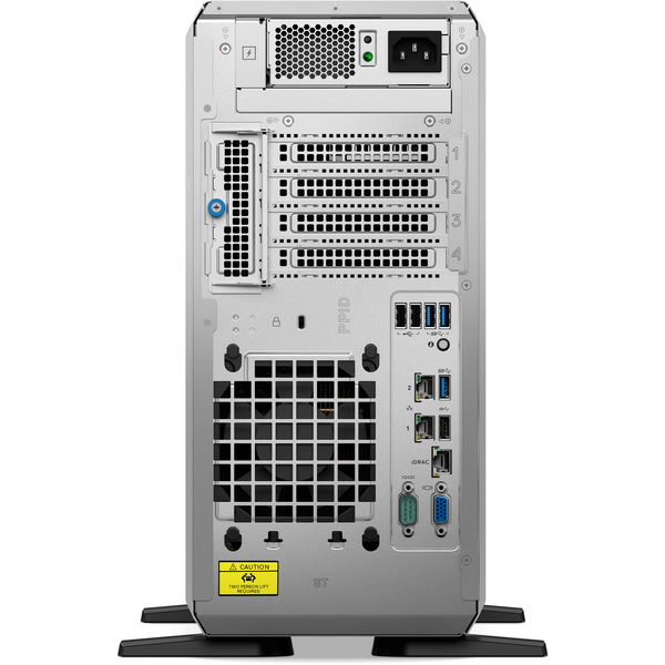 Server Brand Dell PowerEdge T360, Intel Xeon E-2414 2.6GHz, 16GB RAM UDIMM, 1x 2TB SATA 7200 rpm HDD, PERC H355, 8x Hot Plug LFF