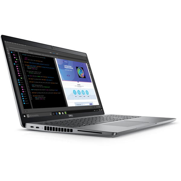 Laptop Dell Precision 3580, 15.6 inch FHD, Intel Core i7-1370P, 32GB DDR5, 1TB SSD, nVidia RTX A500 4GB, 4G, Win 11 Pro, 3Yr NBD