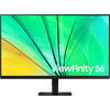 Monitor LED Samsung ViewFinity S6 LS32D600UAUXEN 32 inch QHD IPS 5 ms 100 Hz USB-C HDR Negru