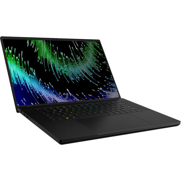 Laptop Gaming RAZER Blade 16, 16 inch QHD+ OLED 240Hz, Intel Core i9 14900HX, 16GB DDR5, 1TB SSD, GeForce RTX 4070 8GB, Win 11 Home, Black