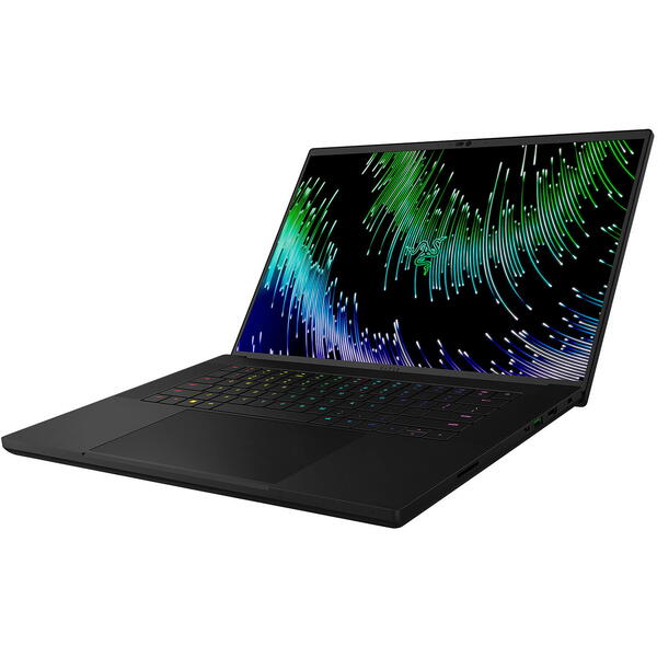 Laptop Gaming RAZER Blade 16, 16 inch QHD+ OLED 240Hz, Intel Core i9 14900HX, 16GB DDR5, 1TB SSD, GeForce RTX 4070 8GB, Win 11 Home, Black