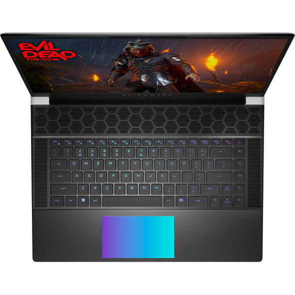 Laptop Dell Alienware x16 R2, 16 inch QHD+ G-Sync, Intel Core Ultra 9 185H, 32GB DDR4, 2TB SSD, GeForce RTX 4090 16GB, Win 11 Pro, Lunar Silver, 3Yr Onsite
