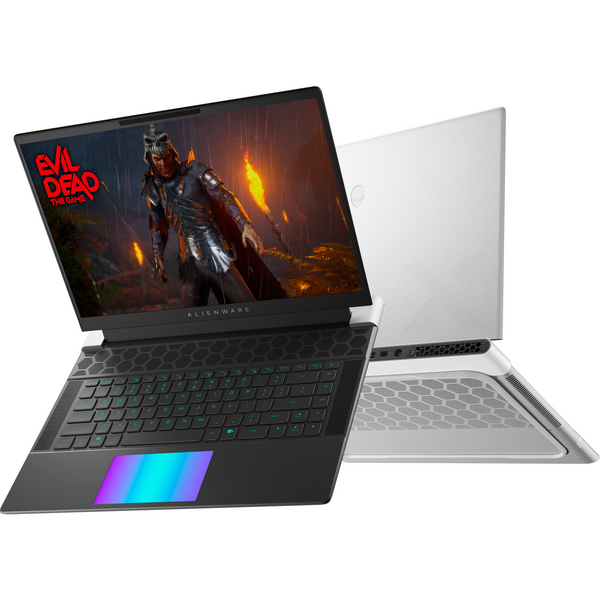 Laptop Dell Alienware x16 R2, 16 inch QHD+ G-Sync, Intel Core Ultra 9 185H, 32GB DDR4, 2TB SSD, GeForce RTX 4090 16GB, Win 11 Pro, Lunar Silver, 3Yr Onsite
