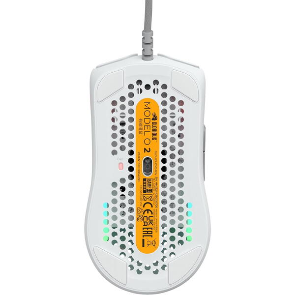 Mouse gaming Glorious O 2 Pro Wireless, 26000 DPI White