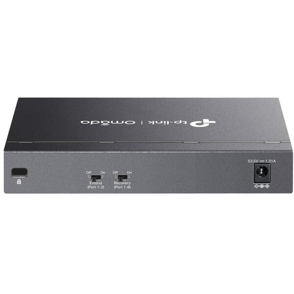 Switch TP-LINK DS108GP, 8 porturi Gigabit POE+