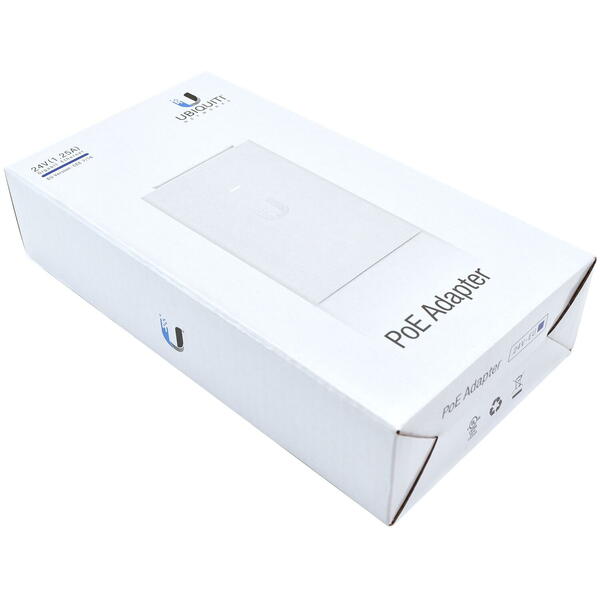Injector PoE Ubiquiti POE-24-30W-G-WH, 30W Alb