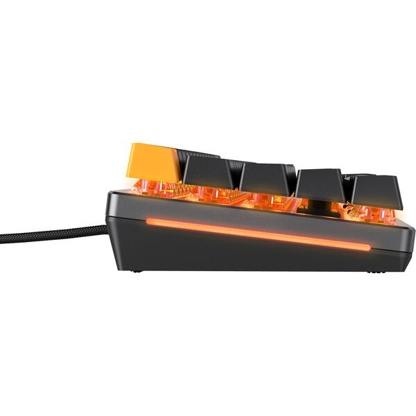 Tastatura gaming Glorious Mecanica GMMK 2 Compact RGB Fox Linear Switch Black