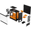 Carcasa Fractal Design Pop Air RGB Orange Core TG Clear Tint