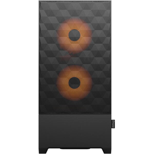 Carcasa Fractal Design Pop Air RGB Orange Core TG Clear Tint