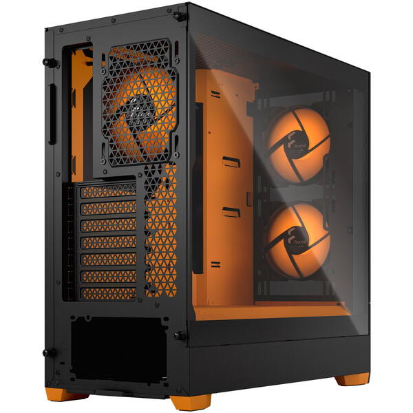 Carcasa Fractal Design Pop Air RGB Orange Core TG Clear Tint