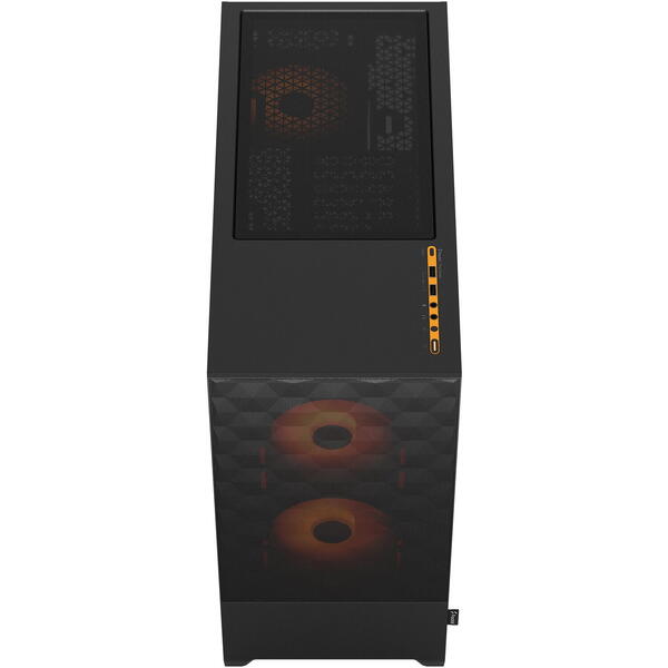 Carcasa Fractal Design Pop Air RGB Orange Core TG Clear Tint