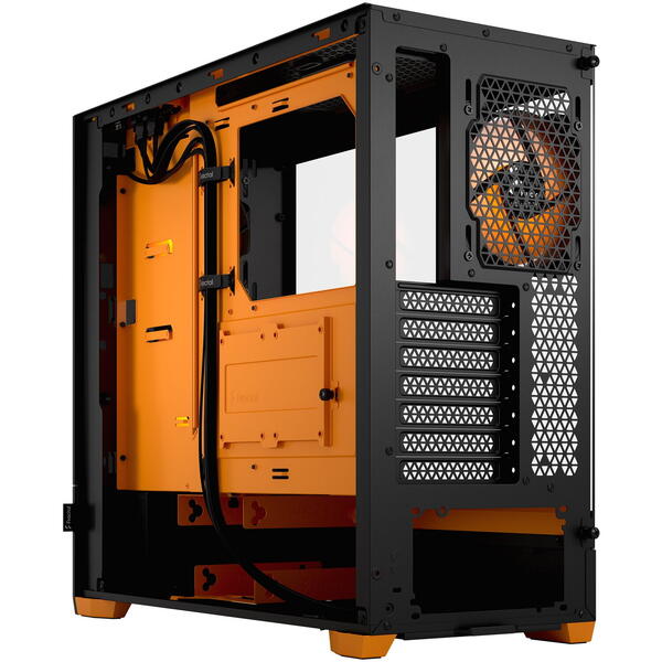 Carcasa Fractal Design Pop Air RGB Orange Core TG Clear Tint