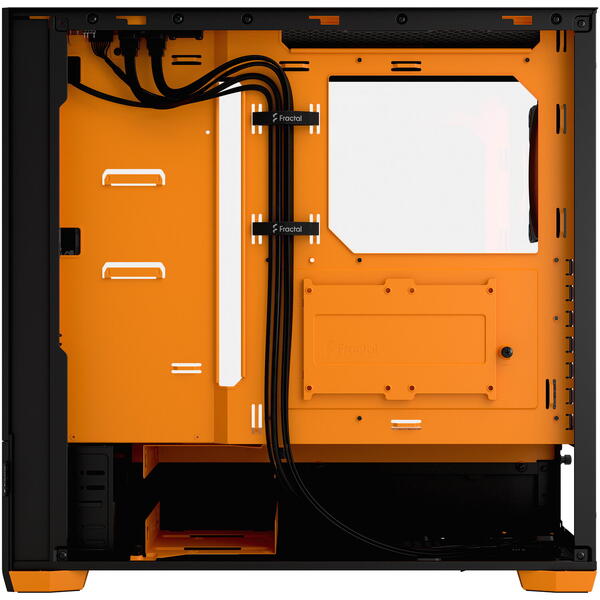 Carcasa Fractal Design Pop Air RGB Orange Core TG Clear Tint